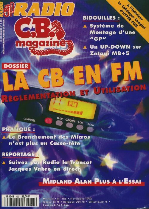 Livrenpoche : Radio CB Magazine n°165 : La CB en FM - Collectif - Livre