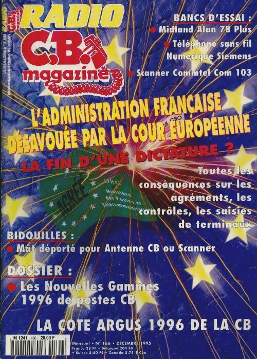 Livrenpoche : Radio CB Magazine n°166 - Collectif - Livre