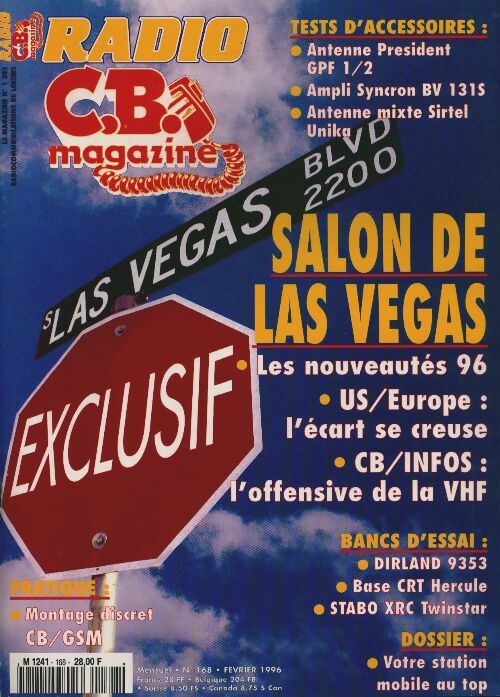 Livrenpoche : Radio CB Magazine n°168 : Salon de Las Vegas - Collectif - Livre