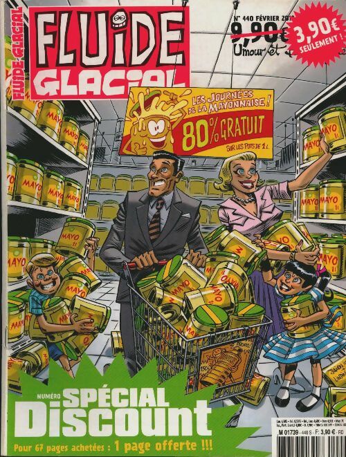 Livrenpoche : Fluide Glacial n°440 : Spécial discount - Collectif - Livre