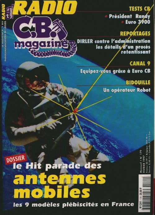 Livrenpoche : Radio CB Magazine n°179 : Le Hit parade des antennes mobiles - Collectif - Livre