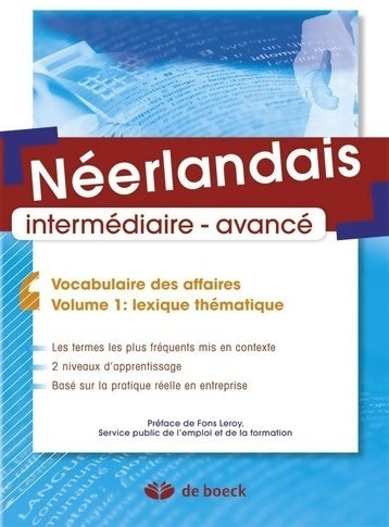 Livrenpoche : Néerlandais intermédiaire-avancé - Guy Sirjacobs - Livre
