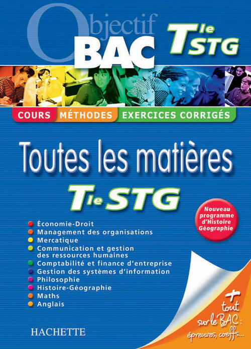 Livrenpoche : Toutes les matières Terminale STG - Michèle Batana - Livre