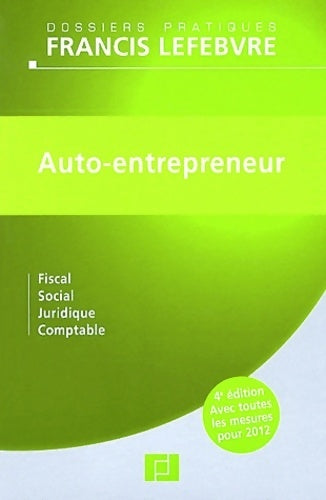 Livrenpoche : Auto-entrepreneur - Rédaction Efl - Livre