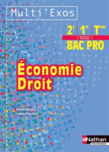 Livrenpoche : économie - droit 2e/1re/tle bac pro - Pascal Besson - Livre