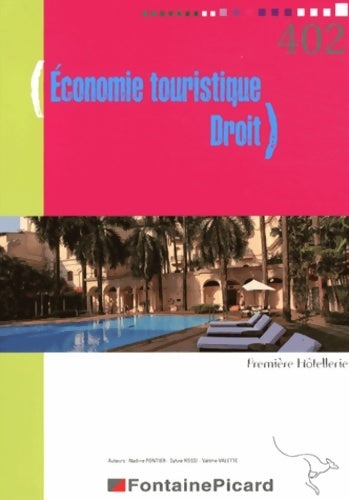 Livrenpoche : économie touristique droit 1e hôtellerie - Nadine Pontier - Livre