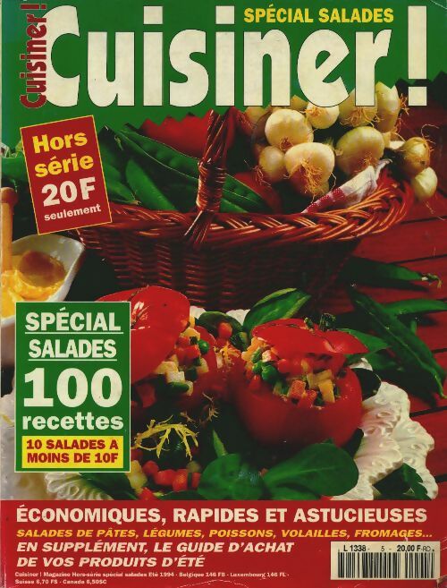 Livrenpoche : Cuisiner ! Hors-série n°5 : Spécial salades - Collectif - Livre