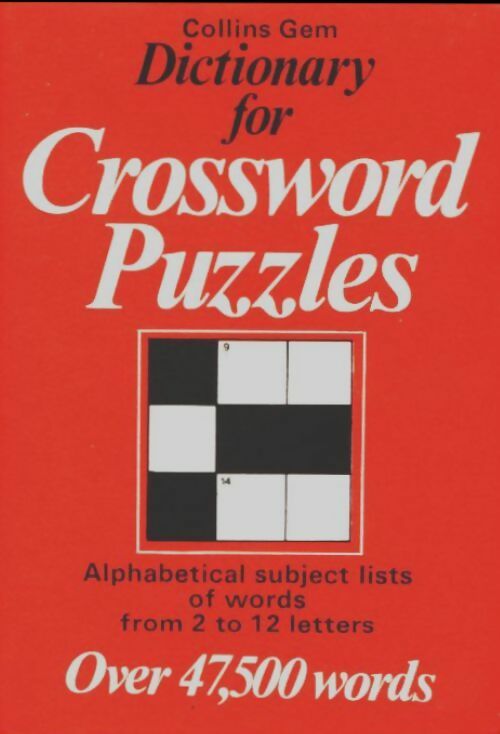 Livrenpoche : Dictionary for crossword puzzles - Collectif - Livre