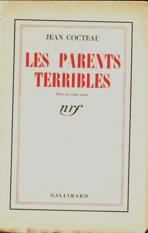Livrenpoche : Les parents terribles - Jean Cocteau - Livre