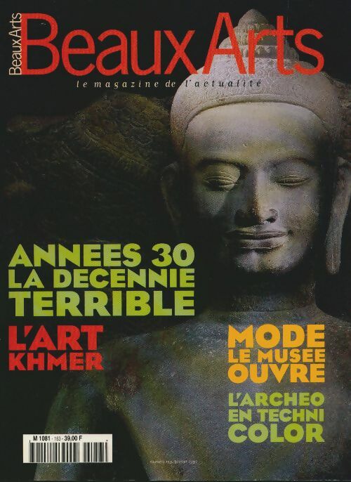 Livrenpoche : Beaux-Arts Magazine n°153 : Années 30 la décennie terrible - Collectif - Livre