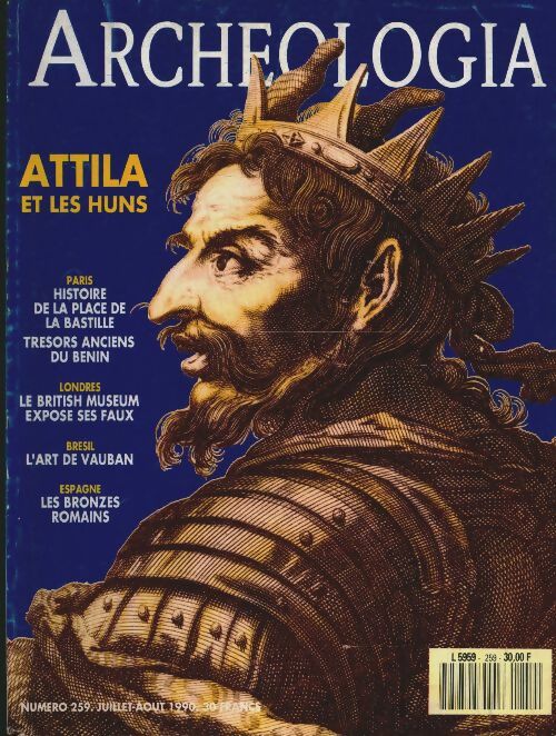 Livrenpoche : Archéologia n°259 : Attila et les Huns - Collectif - Livre