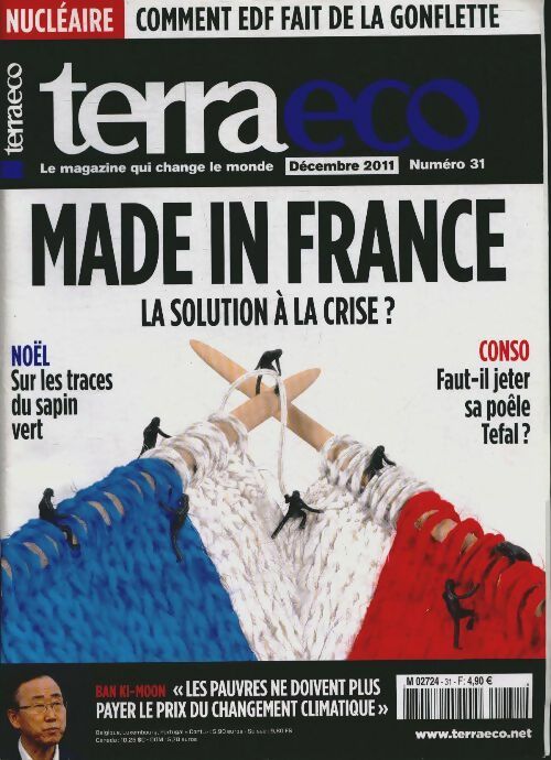 Livrenpoche : Terraeco n°31 : Made in France, la solution à la crise ? - Collectif - Livre
