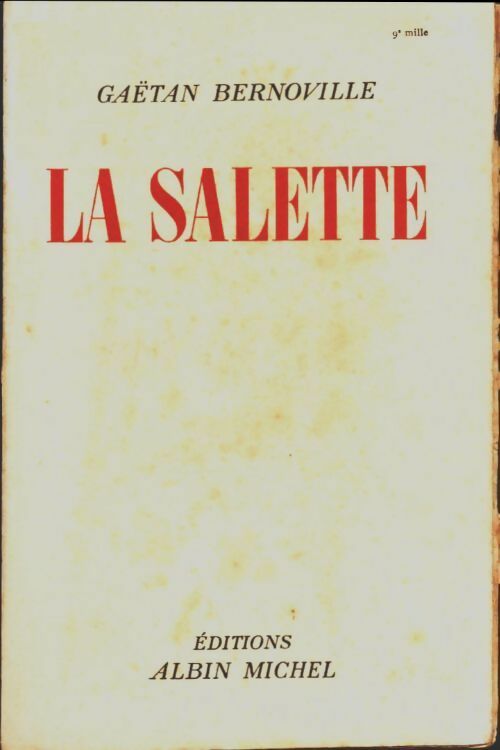 Livrenpoche : La salette - Gaëtan Bernoville - Livre