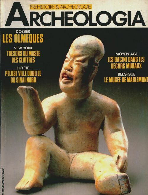 Livrenpoche : Archéologia n°241 : Les Olmèques - Collectif - Livre
