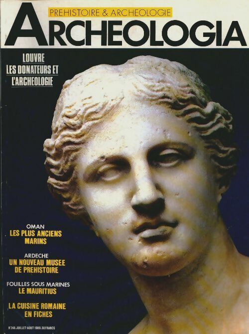 Livrenpoche : Archéologia n°248 : Louvre les donateurs et l'archéologie - Collectif - Livre