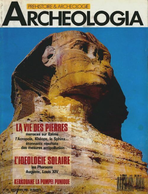 Livrenpoche : Archéologia n°249 : La vie des pierres - Collectif - Livre