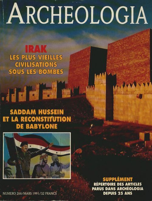 Livrenpoche : Archéologia n°266 : Irak les plus vieilles civilisations sous les bombes - Collectif - Livre