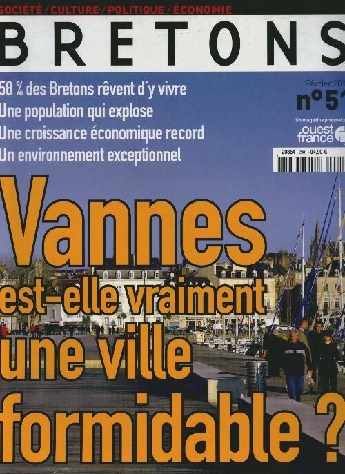 Livrenpoche : Bretons n°51 : Vannes est-elle vraiment une ville formidable ? - Collectif - Livre