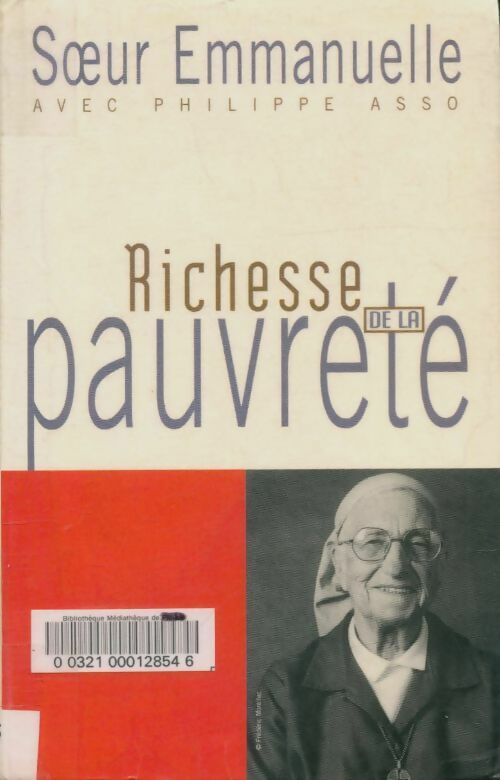 Livrenpoche : Richesse de la pauvreté - Soeur Emmanuelle - Livre