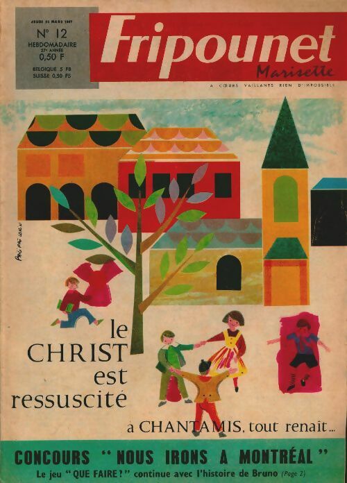 Livrenpoche : Fripounet 27e année n°12 : le Christ est ressuscité - Collectif - Livre