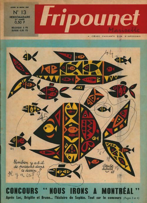 Livrenpoche : Fripounet 27e année n°13 - Collectif - Livre