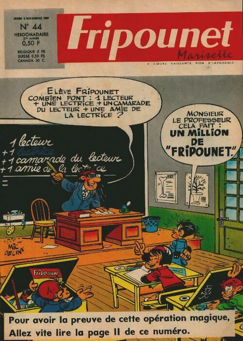 Livrenpoche : Fripounet n°44 (27e année) - Collectif - Livre