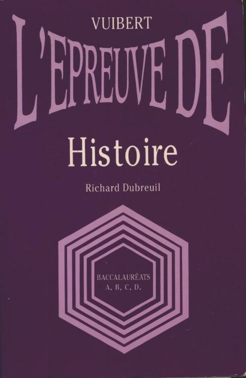 Livrenpoche : Histoire : Baccalauréats a b c d - Dubreuil - Livre