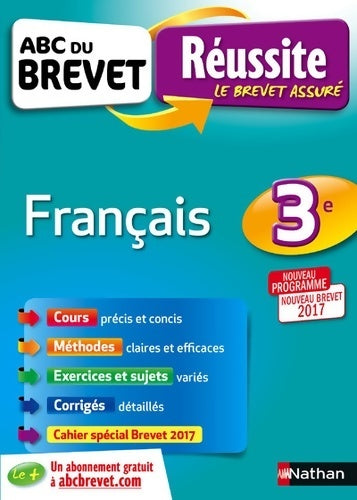 Livrenpoche : Français 3e - Cécile De Cazanove - Livre