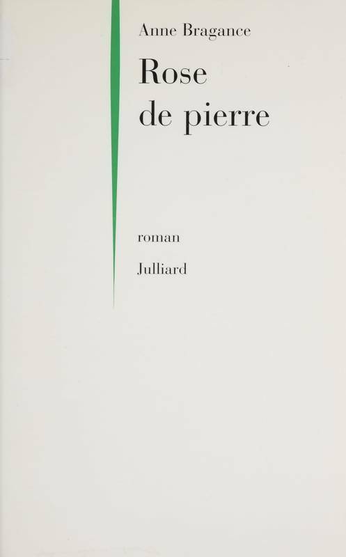 Livrenpoche : Rose de pierre - Anne Bragance - Livre