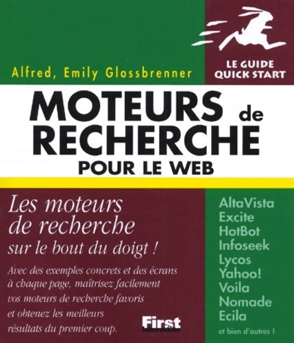 Livrenpoche : Guide quick start des moteurs de recherche pour le web - Alfred Et Emily Glossbrenner - Livre
