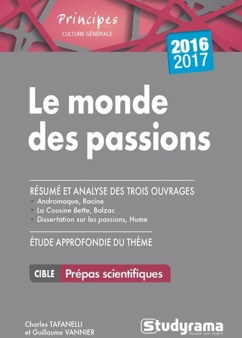 Livrenpoche : Le monde des passions 2016-2017 - Charles Tafanelli - Livre