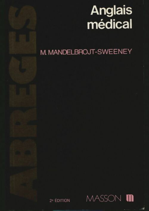 Livrenpoche : Anglais médical - Mandelbrojt-Sweeney - Livre