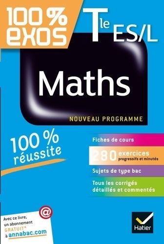 Livrenpoche : Maths Terminale es l : Exercices résolus - terminale es l - Laurent Darré - Livre