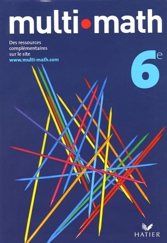 Livrenpoche : Multi-math : Manuel 6e - Collectif - Livre