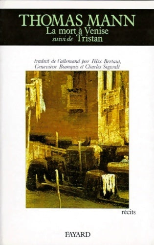 Livrenpoche : La mort à Venise - Thomas Mann - Livre
