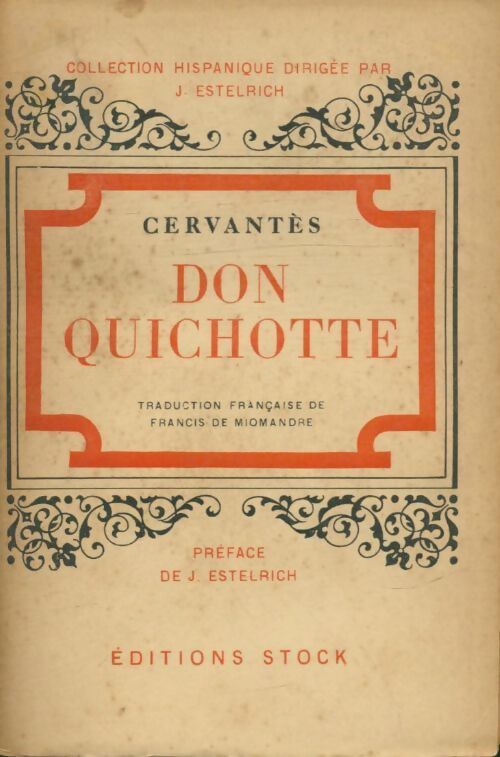 Don Quichotte Tome I - Miguel De Cervantès - Livre