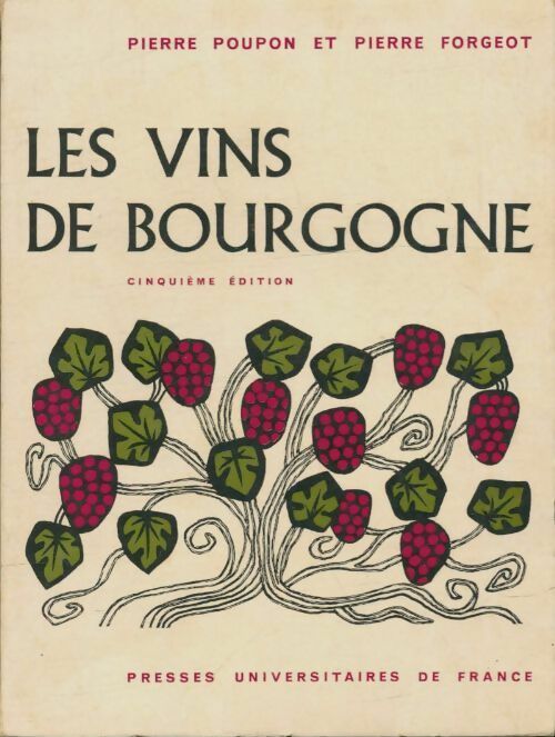 Livrenpoche : Les vins de Bourgogne - Pierre Poupon - Livre