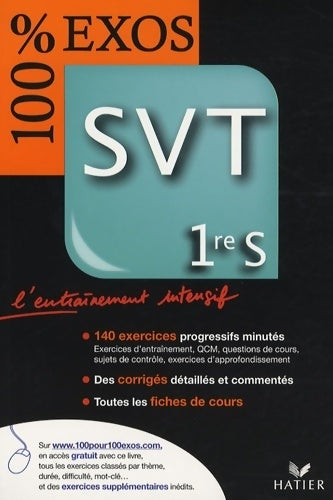 Livrenpoche : 100% exos - SVT 1re s - edition 2007 - Pierre Beaujard - Livre