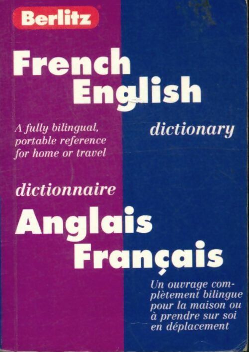 Dictionnaire Français-Anglais, Anglais-Français - Berlitz - Livre