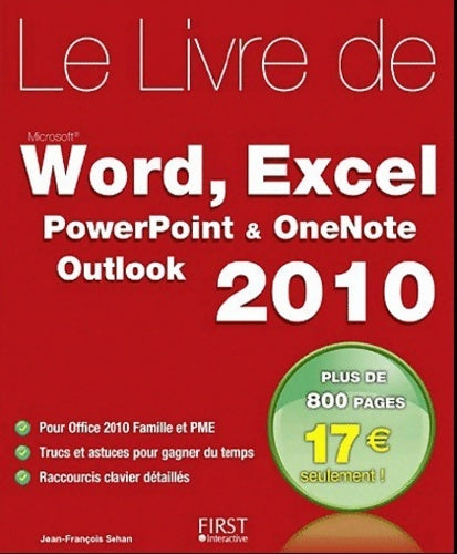 Livrenpoche : Livre de Word excel powerpoint outlook onenote 2010 - Jean-François Sehan - Livre