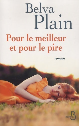 Livrenpoche : Pour le meilleur et pour le pire - Belva Plain - Livre