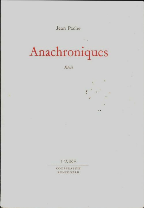 Livrenpoche : Anachroniques - Jean Pache - Livre
