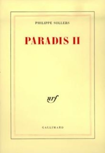 Livrenpoche : Paradis Tome II - Philippe Sollers - Livre