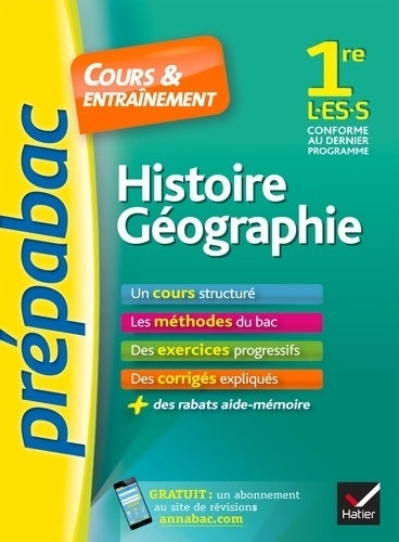 Livrenpoche : Histoire-géographie 1re L, ES, S. Cours & entraînement - Christophe Clavel - Livre
