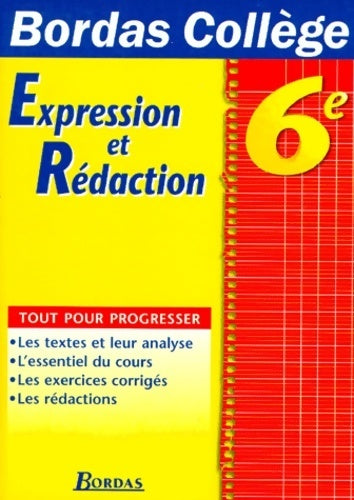 Livrenpoche : B. Coll. Expr. Ecrit/redact. 6e (ancienne edition) - Messière - Livre