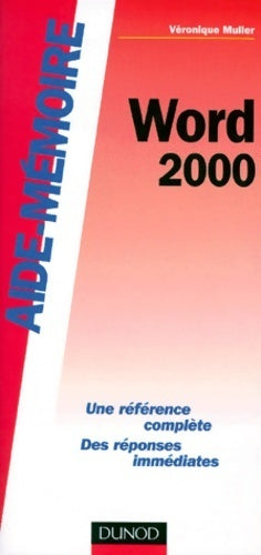Livrenpoche : Aide-mémoire : Word 2000 - Muller - Livre
