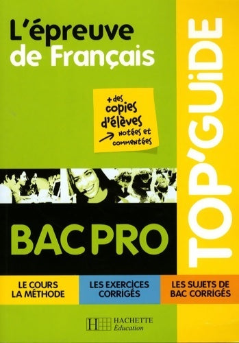Livrenpoche : Top'guide - l'épreuve de français bac pro - Jean-Claude Landat - Livre