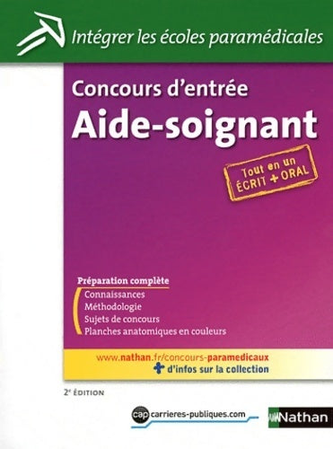Livrenpoche : Concours d'entrée aide-soignant - Annie Godrie - Livre