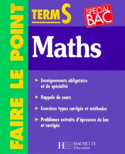 Livrenpoche : Faire le point : Mathématiques - terminale s - François Dubois - Livre