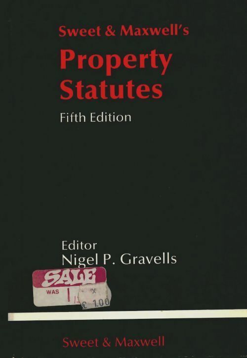 Livrenpoche : Property statutes - Nigel P. Gravells - Livre